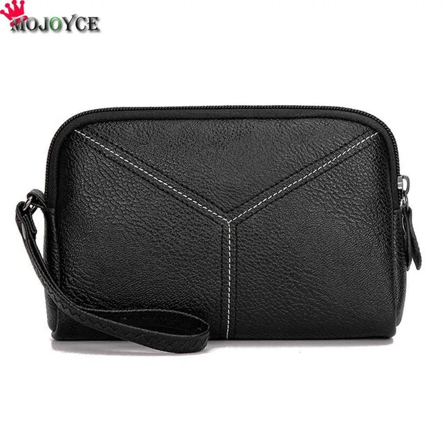 2018 New PU Leather Wallet Women Female Vintage Card Holder Retro PU Leather Wallet Female Clutch Coin Purse Ladies