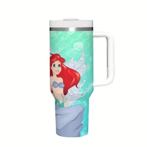 Ariel Princess 40oz Insulated Tumbler With Handle