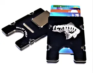 Bass Bones Fish -  BilletVault Aluminum Wallet