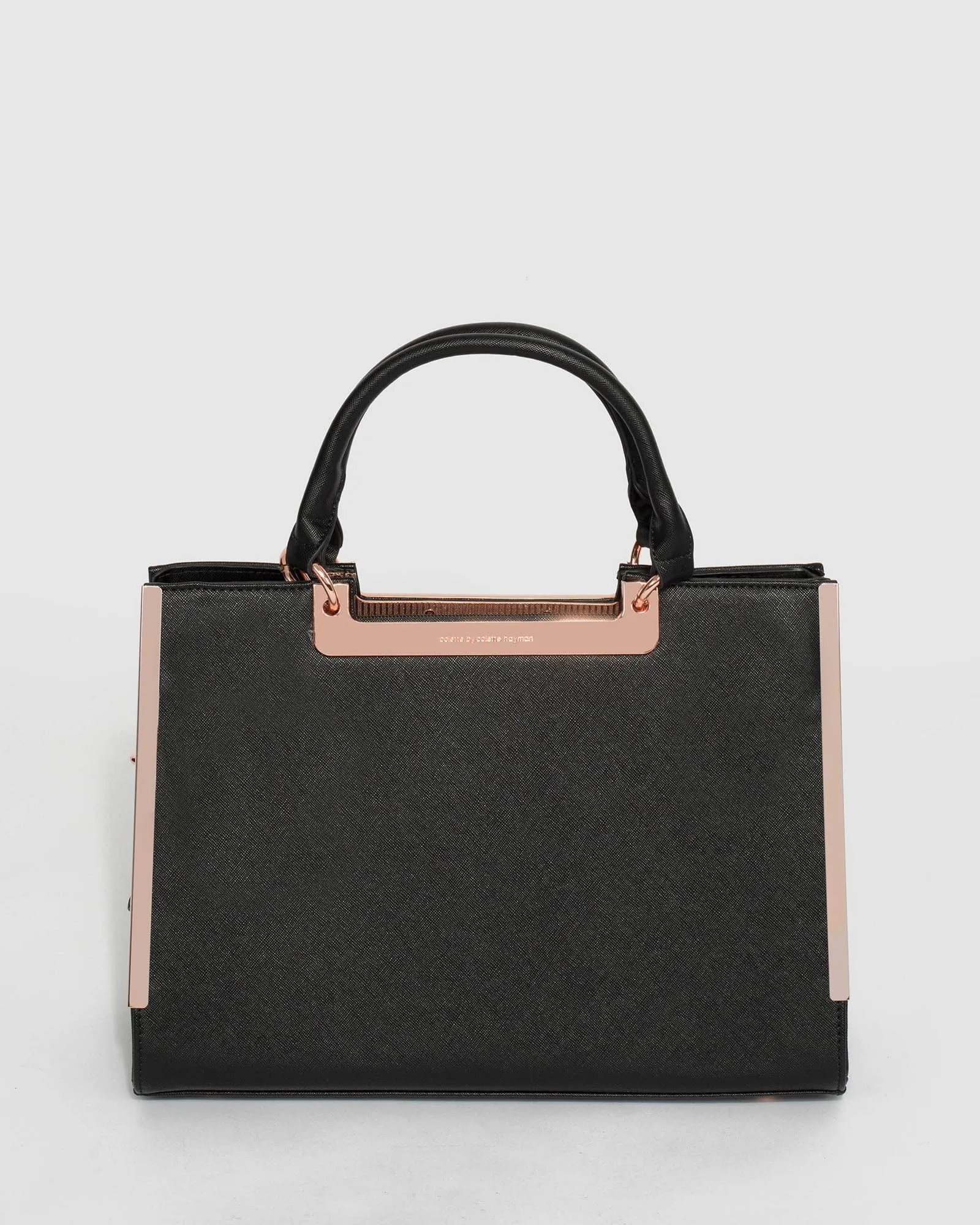 Black Larissa Medium Tote Bag