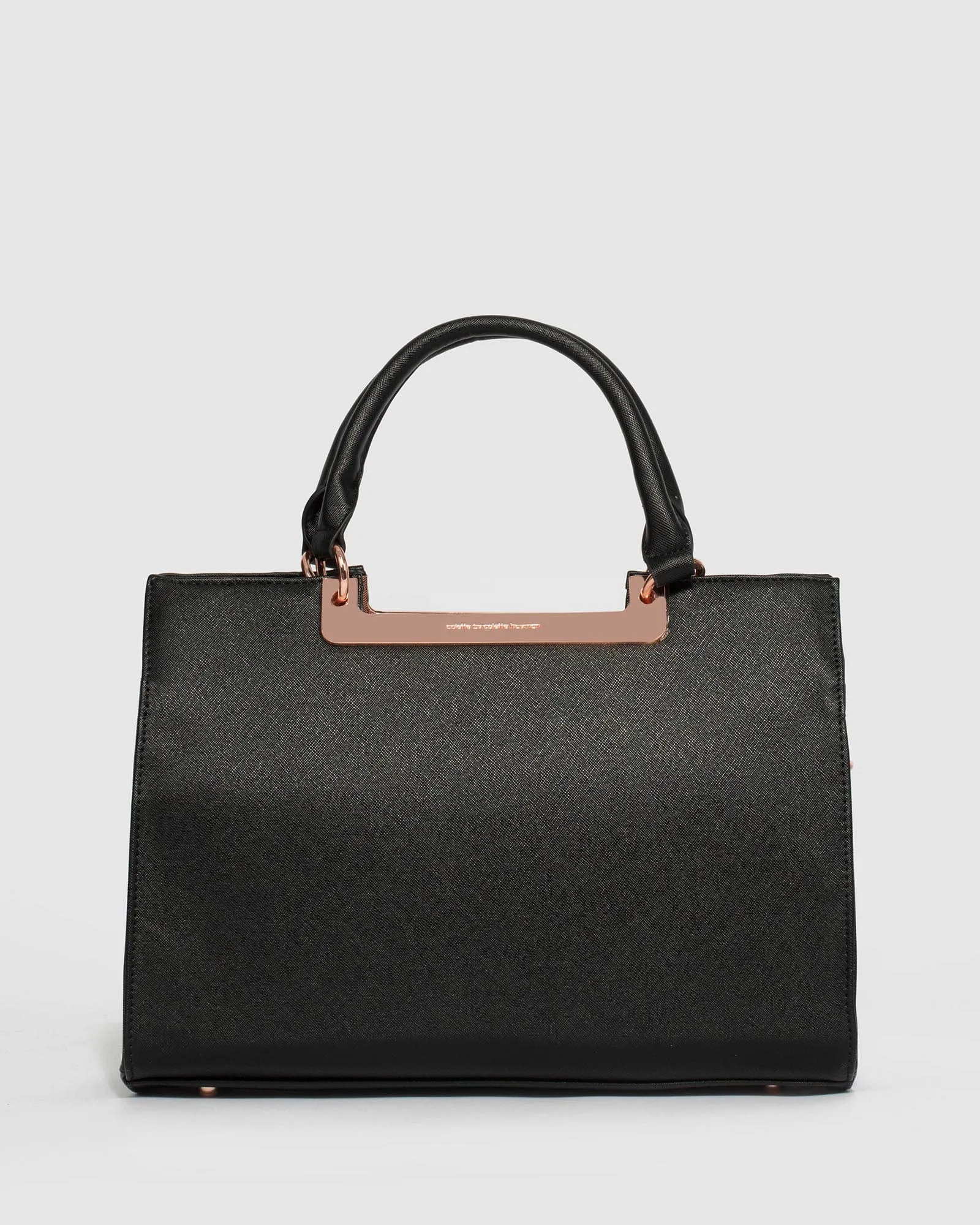 Black Larissa Medium Tote Bag