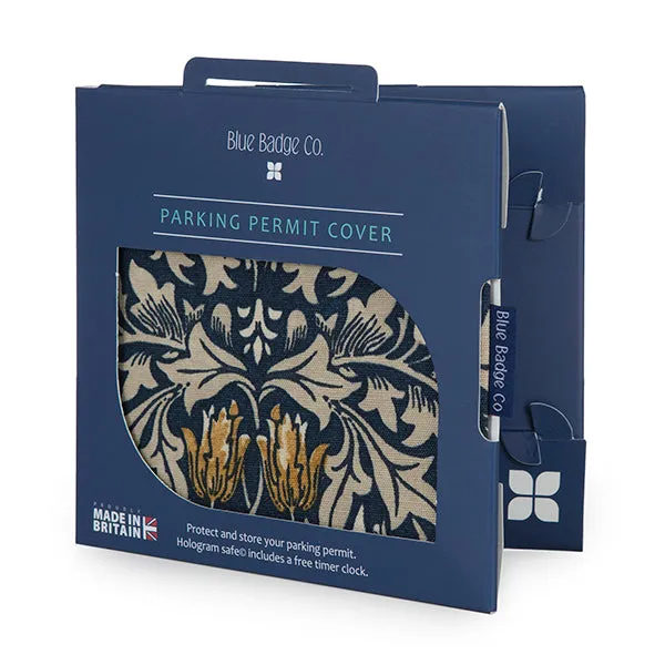Disabled Blue Badge Wallet in William Morris Snakeshead