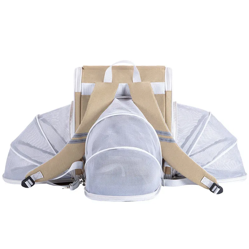 Extendable Tent Bag Foldable Dogs And Cats Backpack / Extendable Tent Bag Foldable Dogs And Cats Backpack