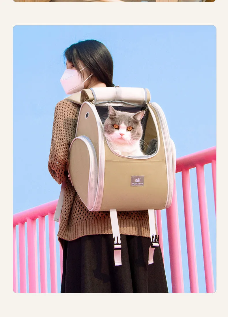 Extendable Tent Bag Foldable Dogs And Cats Backpack / Extendable Tent Bag Foldable Dogs And Cats Backpack
