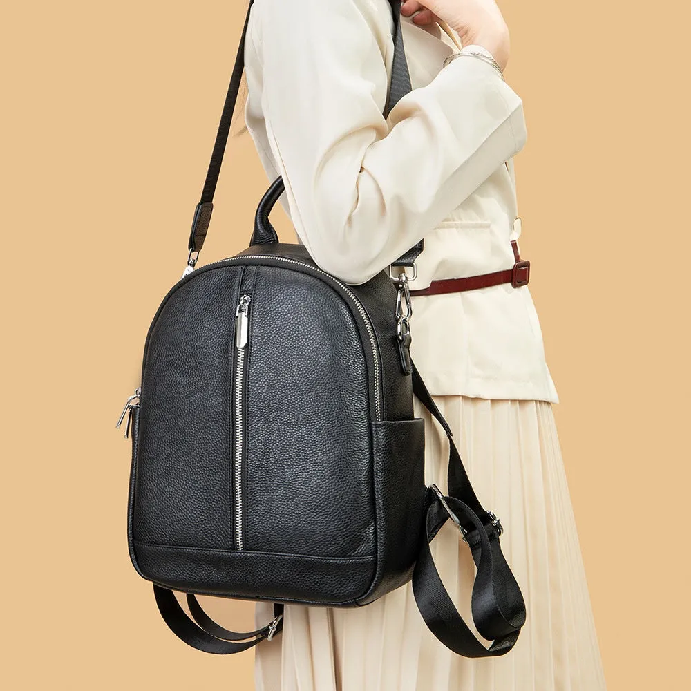 Fashion Leather One-Shoulder Backpack