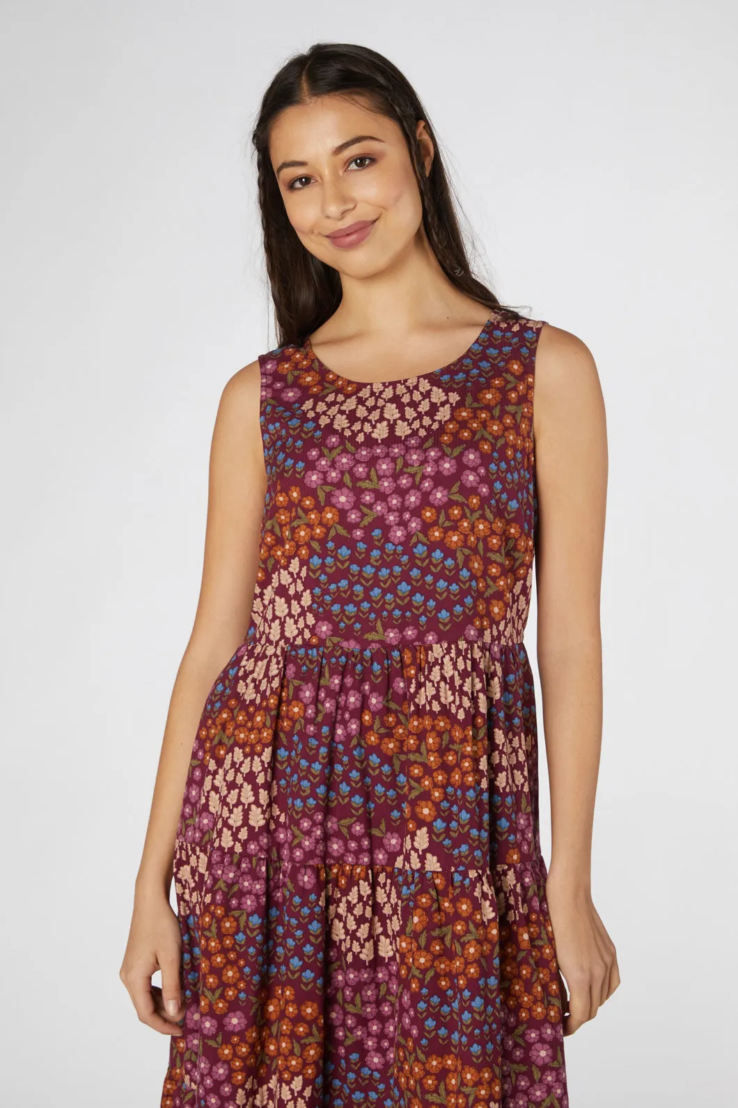 Floral Patchwork Dress