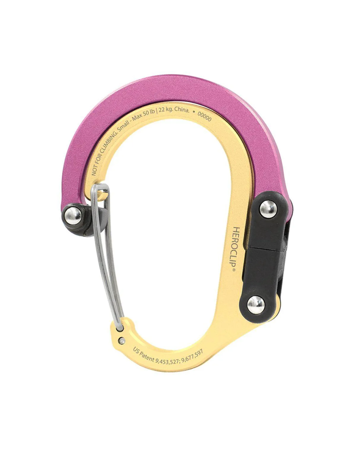 Heroclip Carabiner Small Gold Dusty Rose