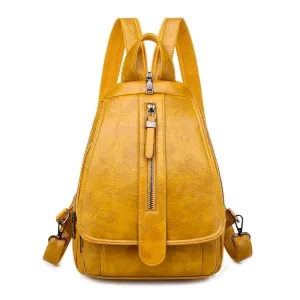 High Quality Oil Wax Leather Backpack