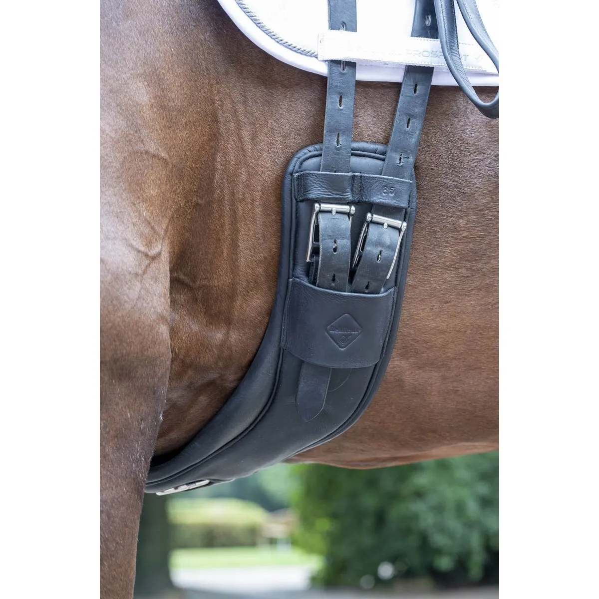 LeMieux Gel-Tek Anatomic Curve Black Dressage Girth