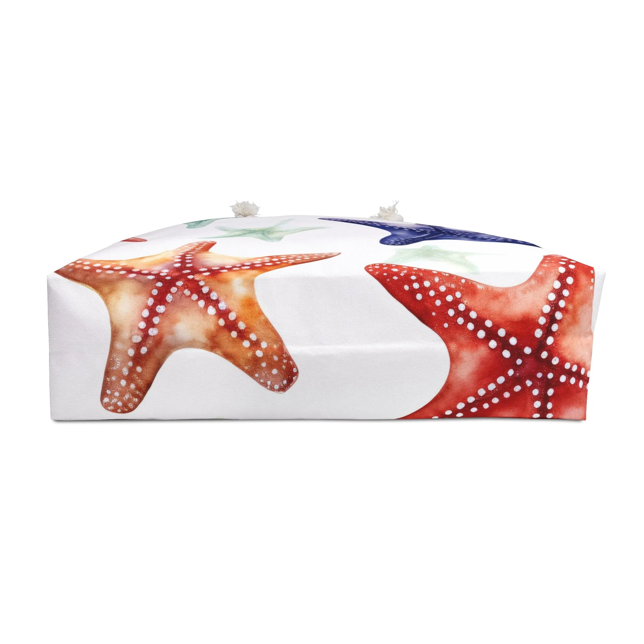 Multicolor Starfish Beach Bag