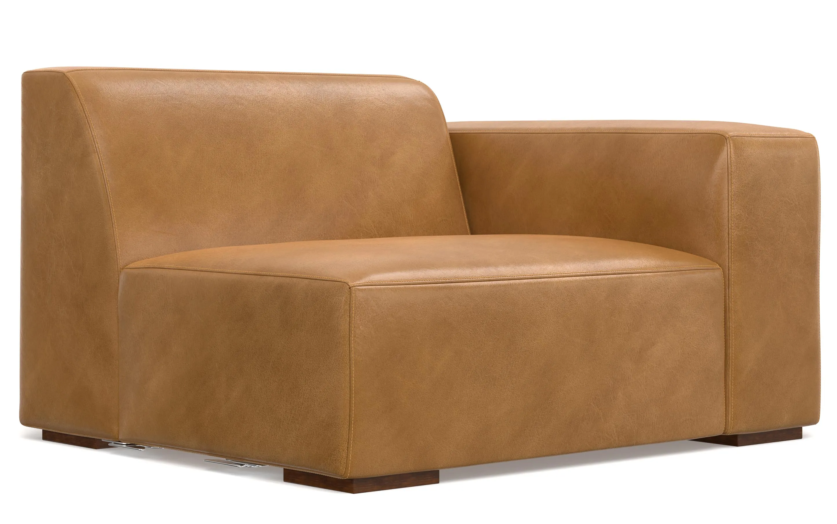 Rex U-Shaped Sectional in Genuine Leather