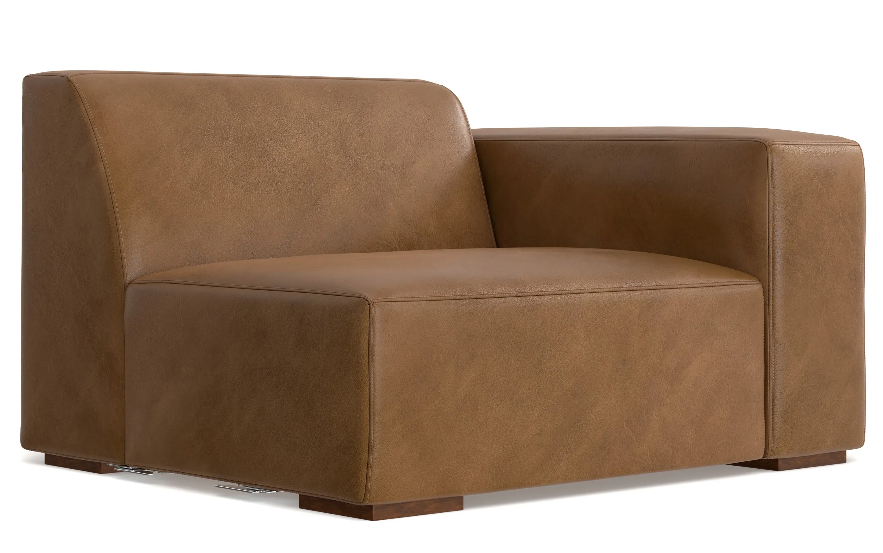 Rex U-Shaped Sectional in Genuine Leather