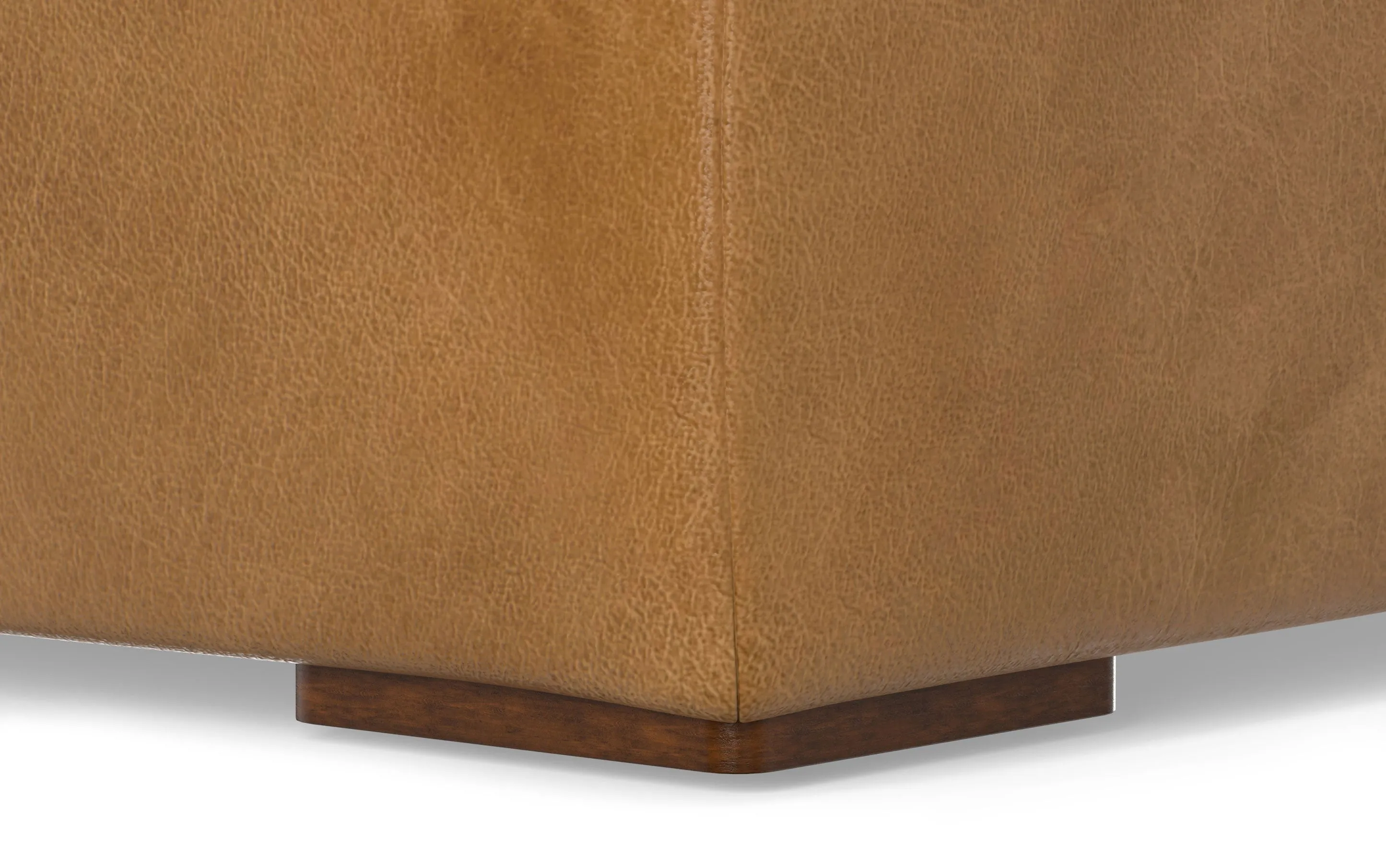 Rex U-Shaped Sectional in Genuine Leather