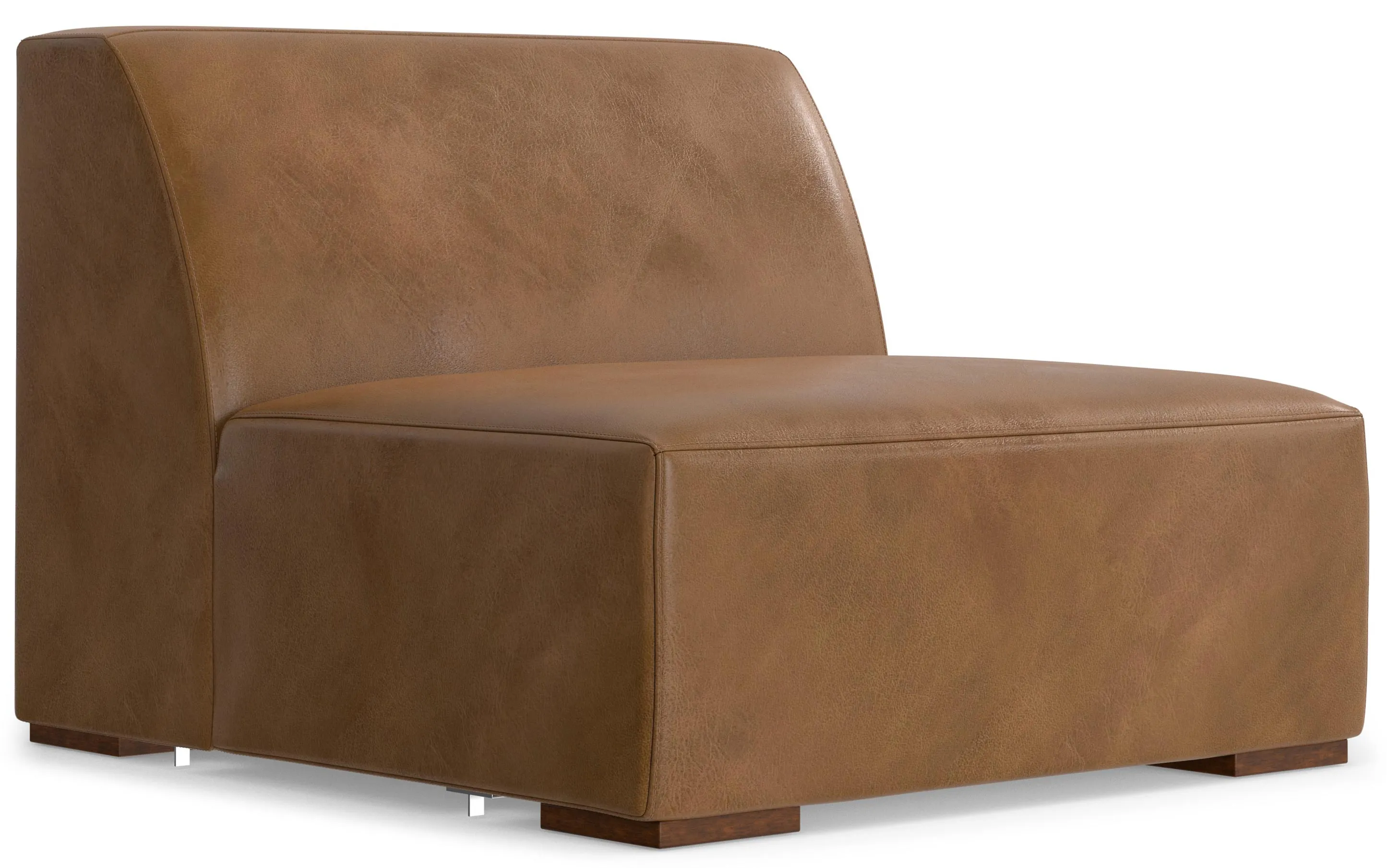 Rex U-Shaped Sectional in Genuine Leather