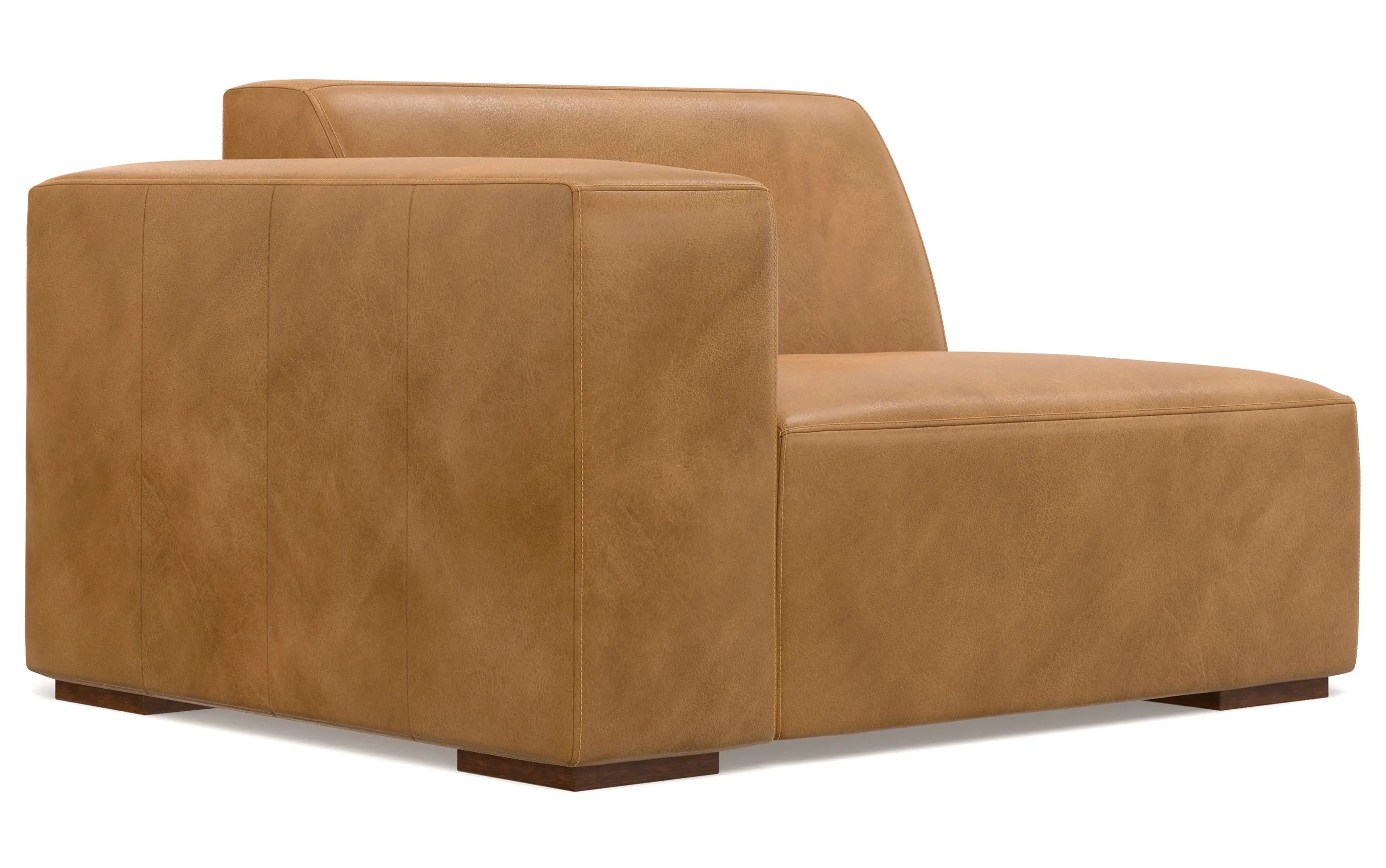 Rex U-Shaped Sectional in Genuine Leather