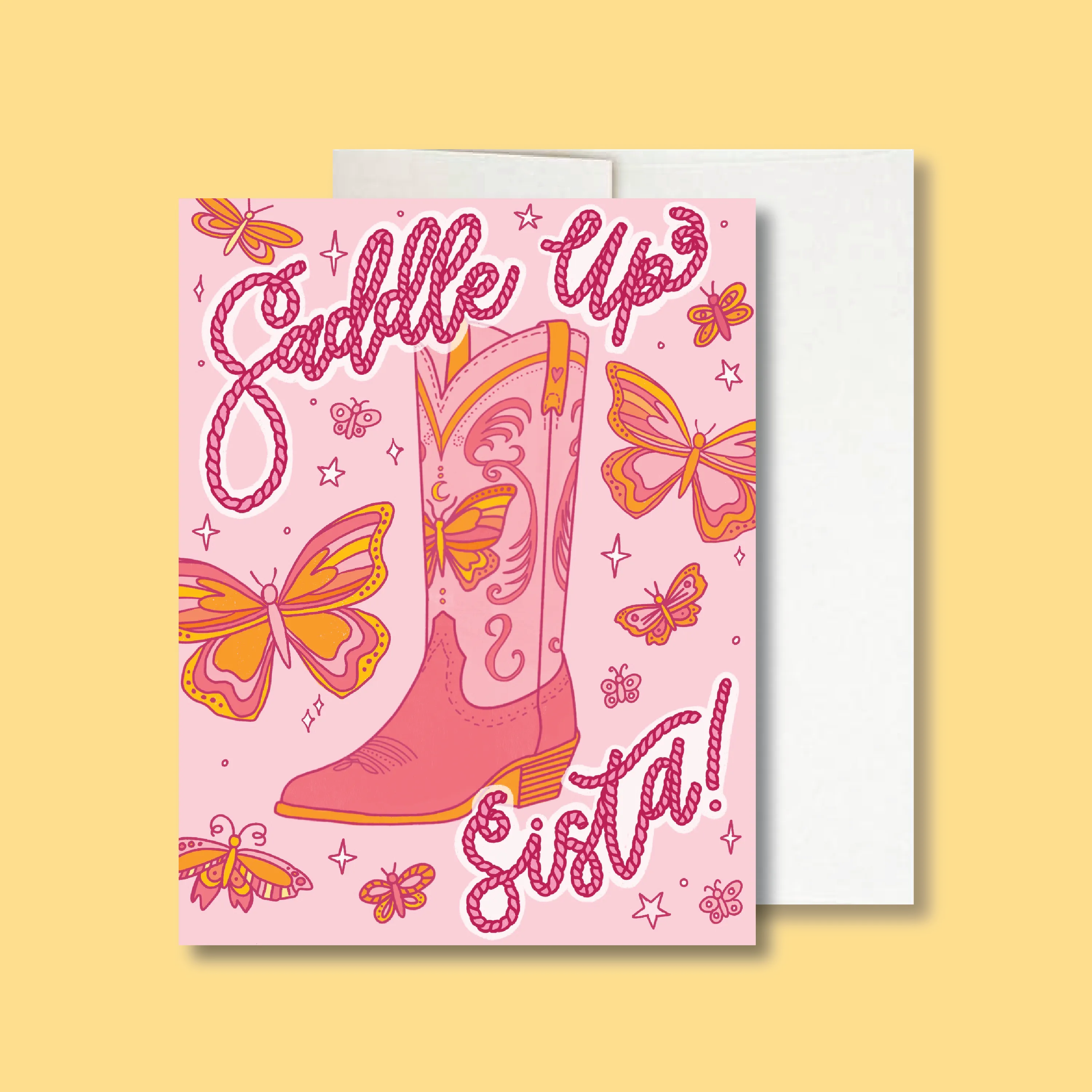 Saddle Up Sista Card