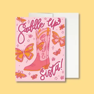 Saddle Up Sista Card