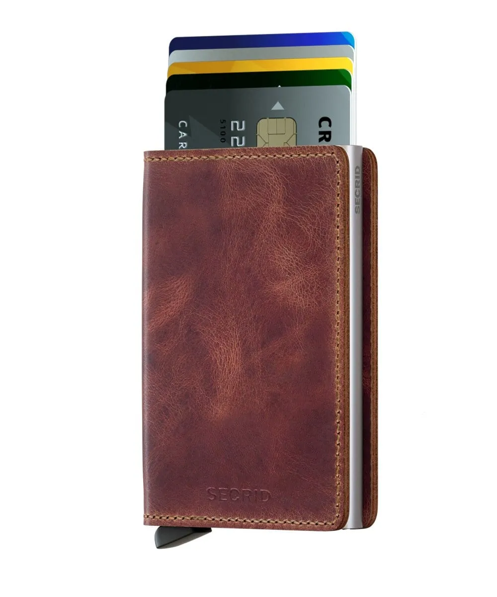 Secrid Slim Wallet - Vintage Brown