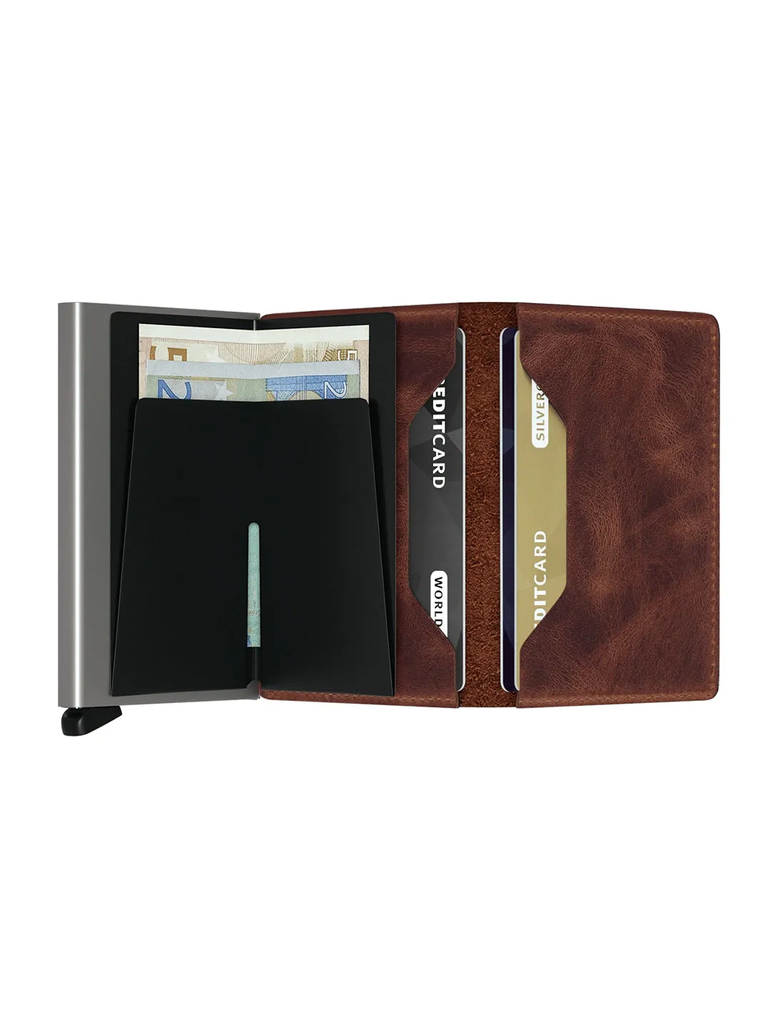 Slimwallet - Vintage Brown