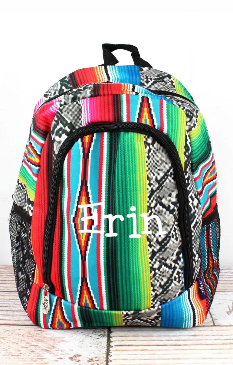 Slithering Serape Medium Backpack