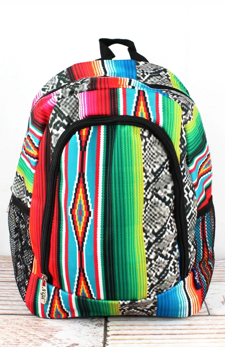 Slithering Serape Medium Backpack