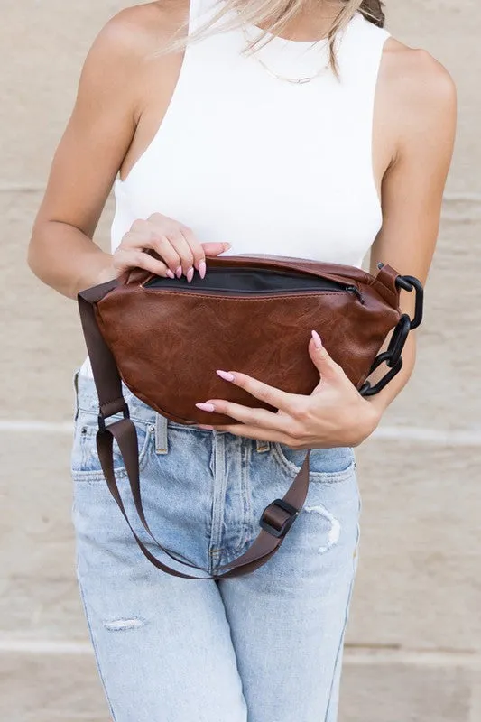 Stylish Chunky Chain Fashion Sling Bag
