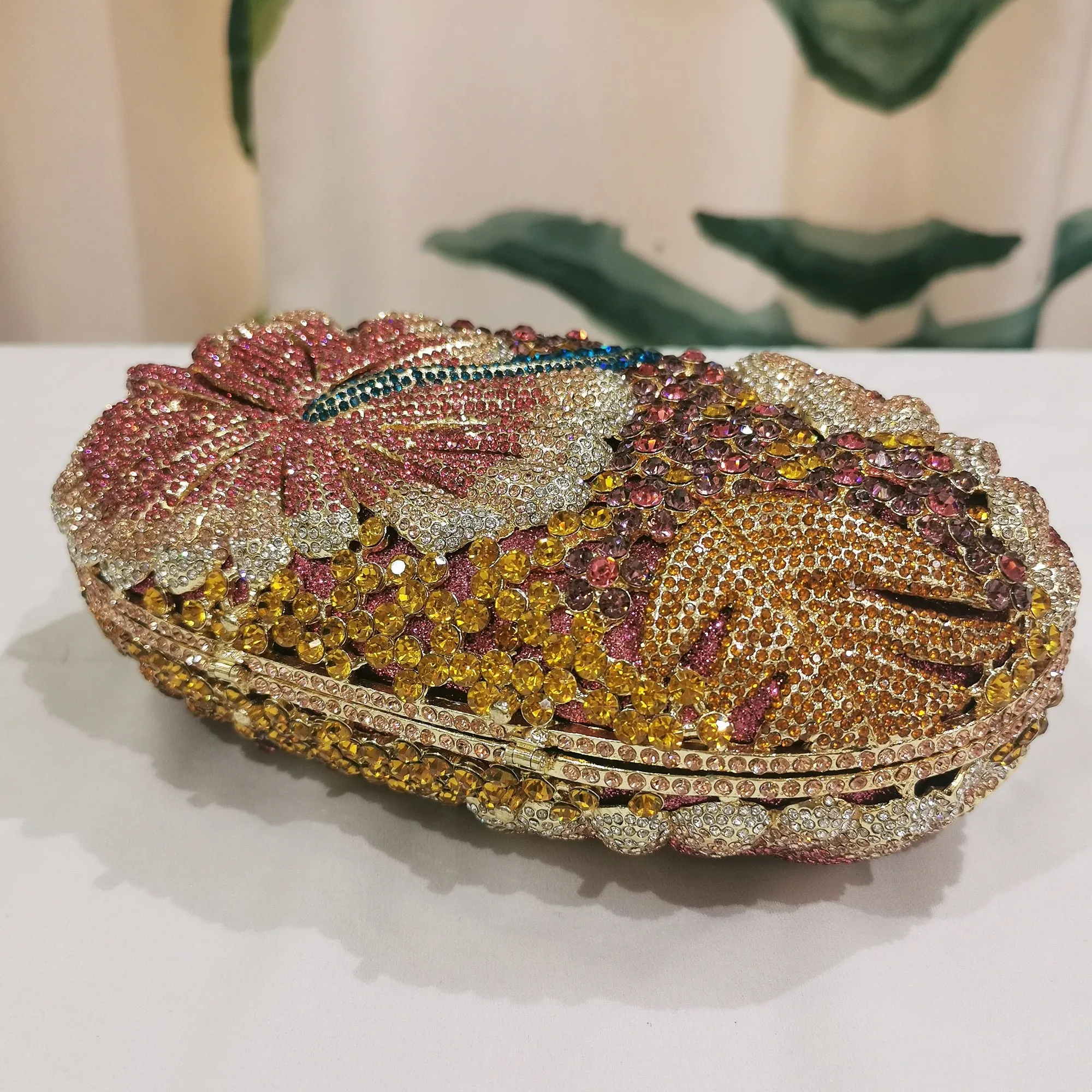 TEEK - Multicolored Crystal Clutches
