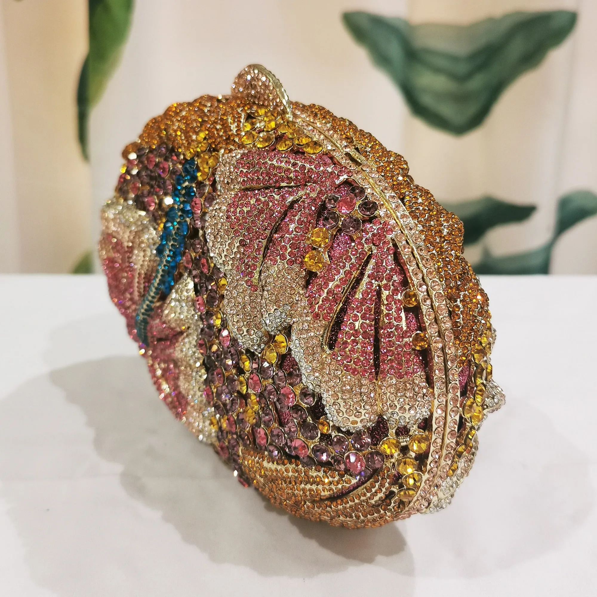 TEEK - Multicolored Crystal Clutches