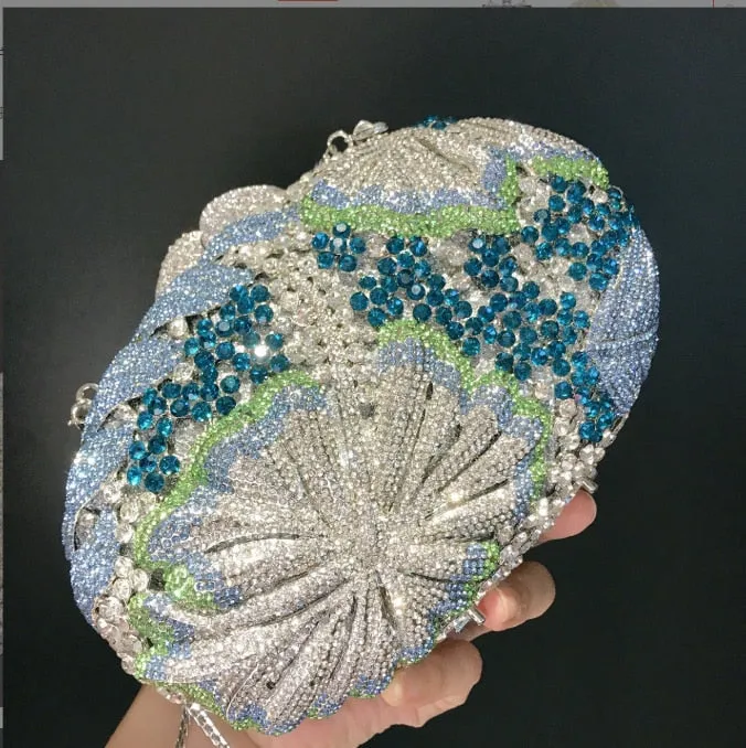 TEEK - Multicolored Crystal Clutches