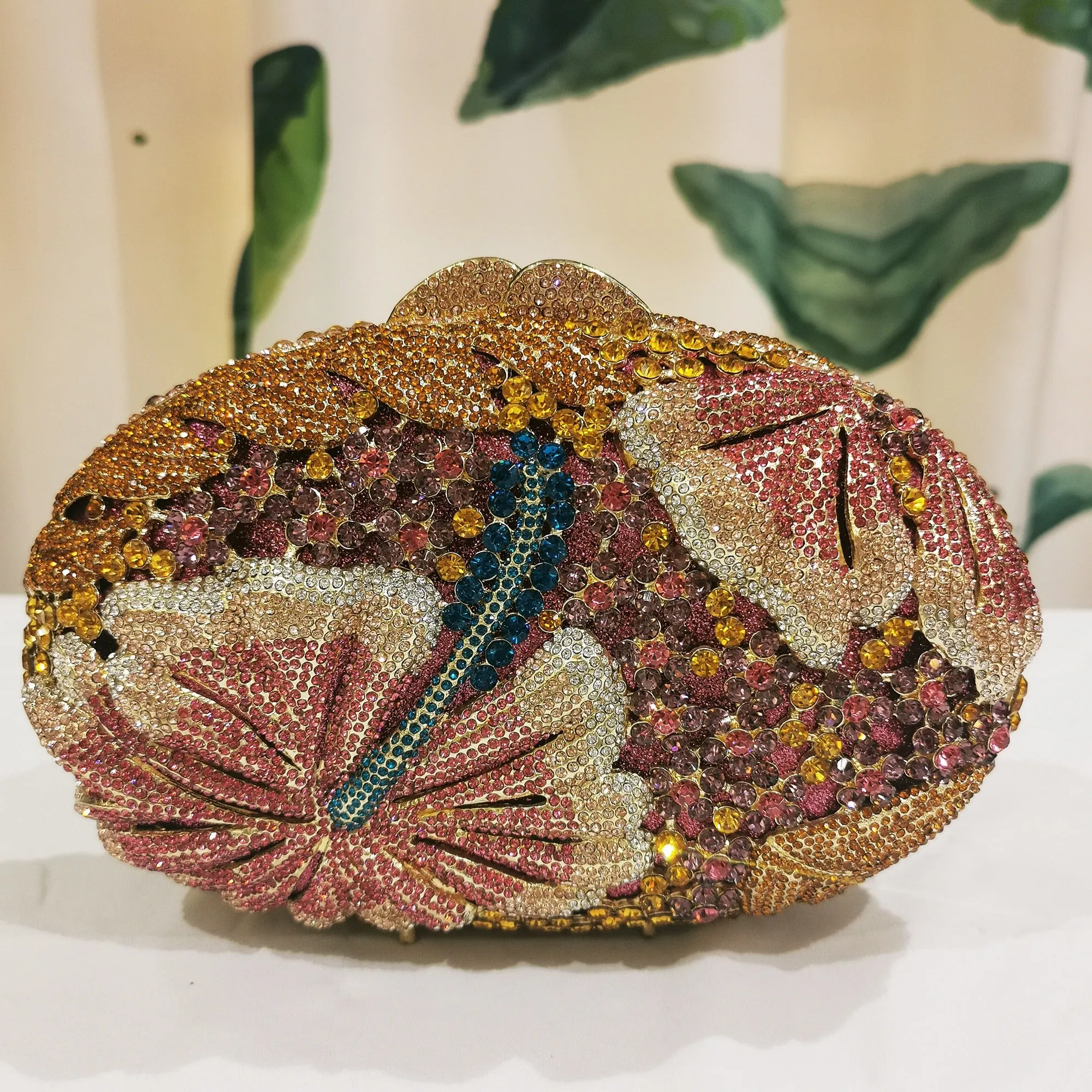TEEK - Multicolored Crystal Clutches