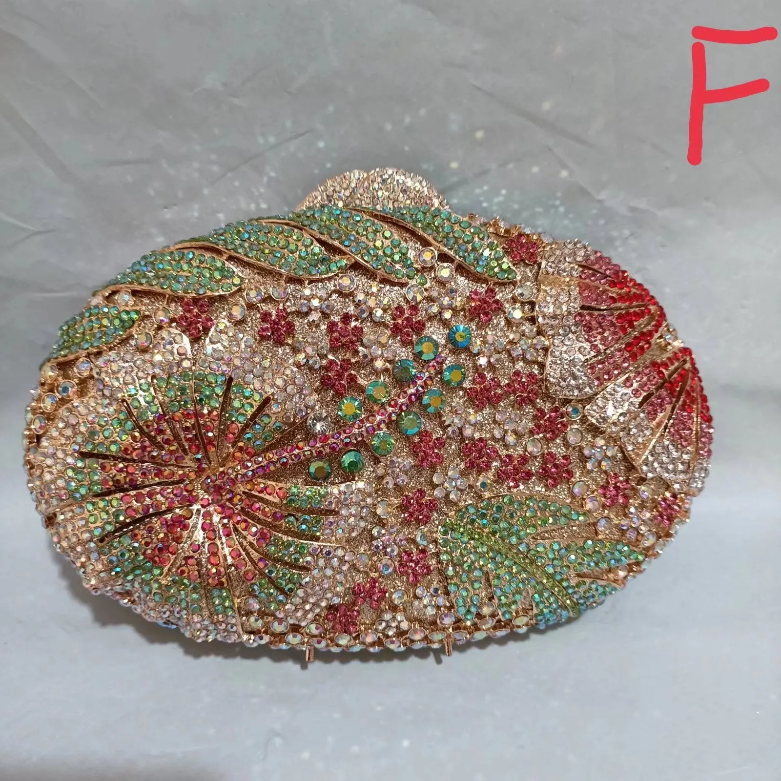 TEEK - Multicolored Crystal Clutches