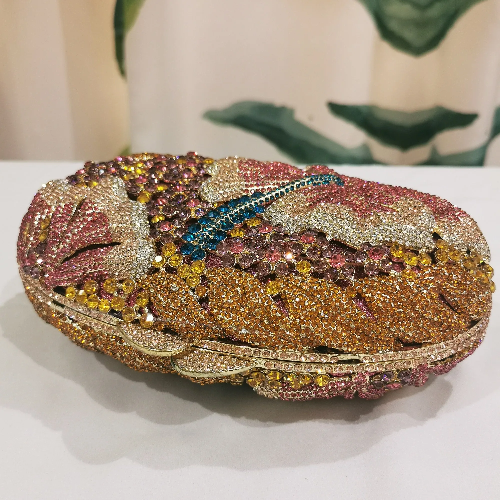 TEEK - Multicolored Crystal Clutches