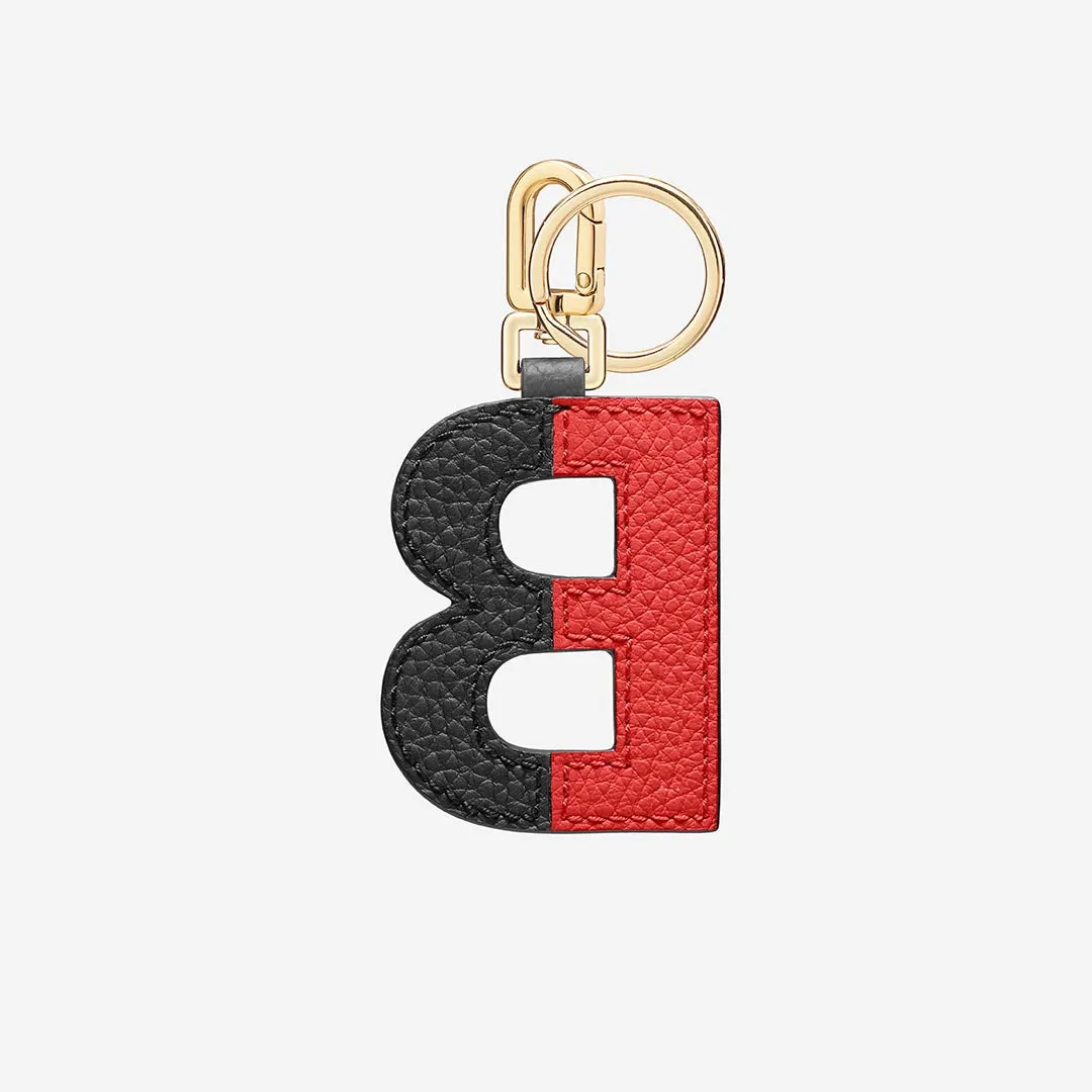The SABRÉMOJI™ Alphabet Charm B - Rouge Noir