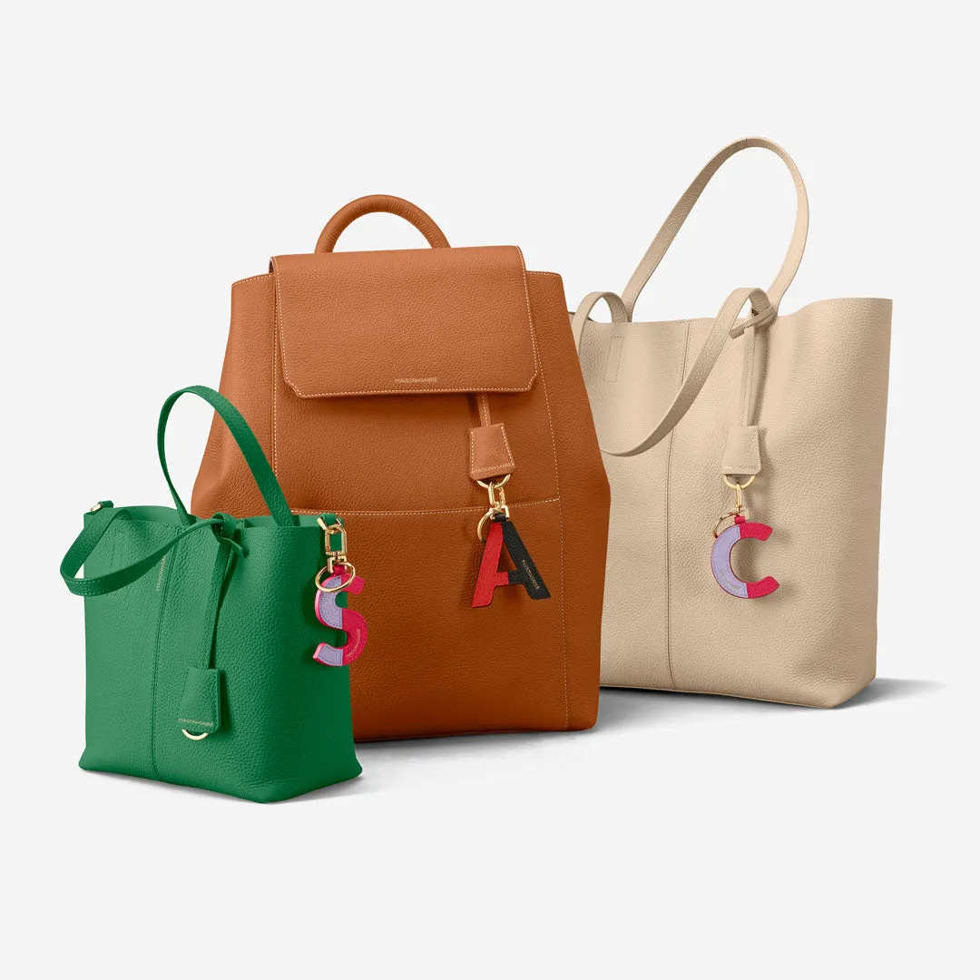 The SABRÉMOJI™ Alphabet Charm B - Rouge Noir