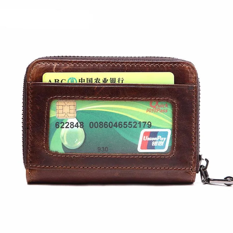 West Louis Multi-Functional Leather Bank Card Wallet
