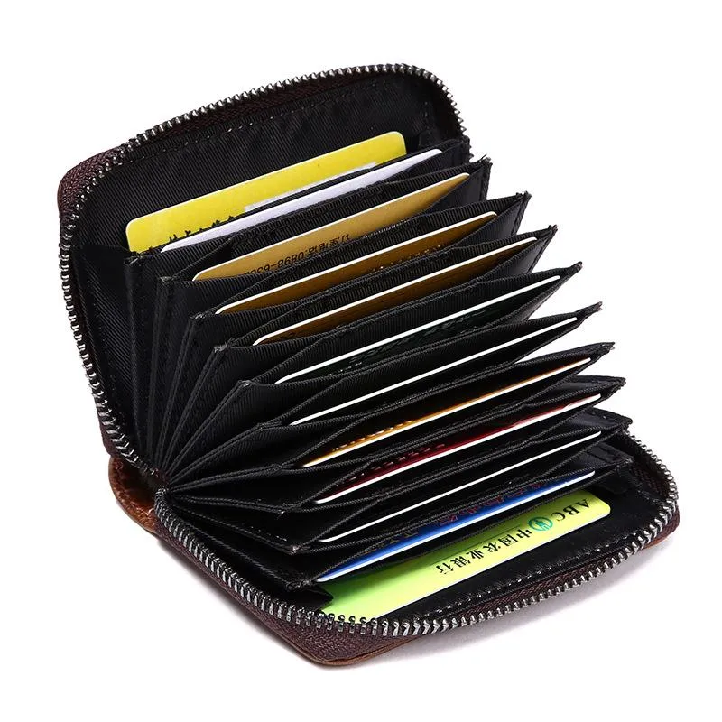 West Louis Multi-Functional Leather Bank Card Wallet